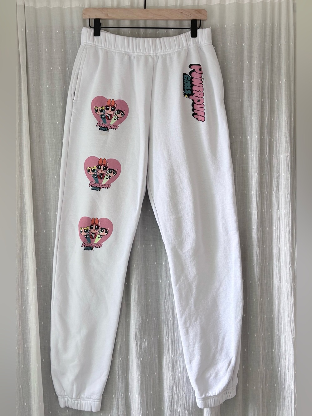Cartoon Network White Powerpuff Girls Joggers